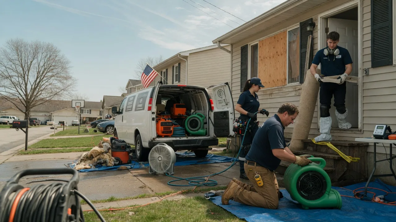 Water Damage Restoration in Rogers, TX near me